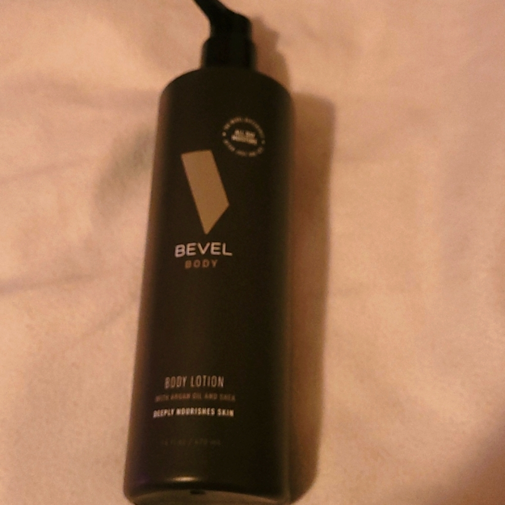 Bevel body lotion and every man jack body wash